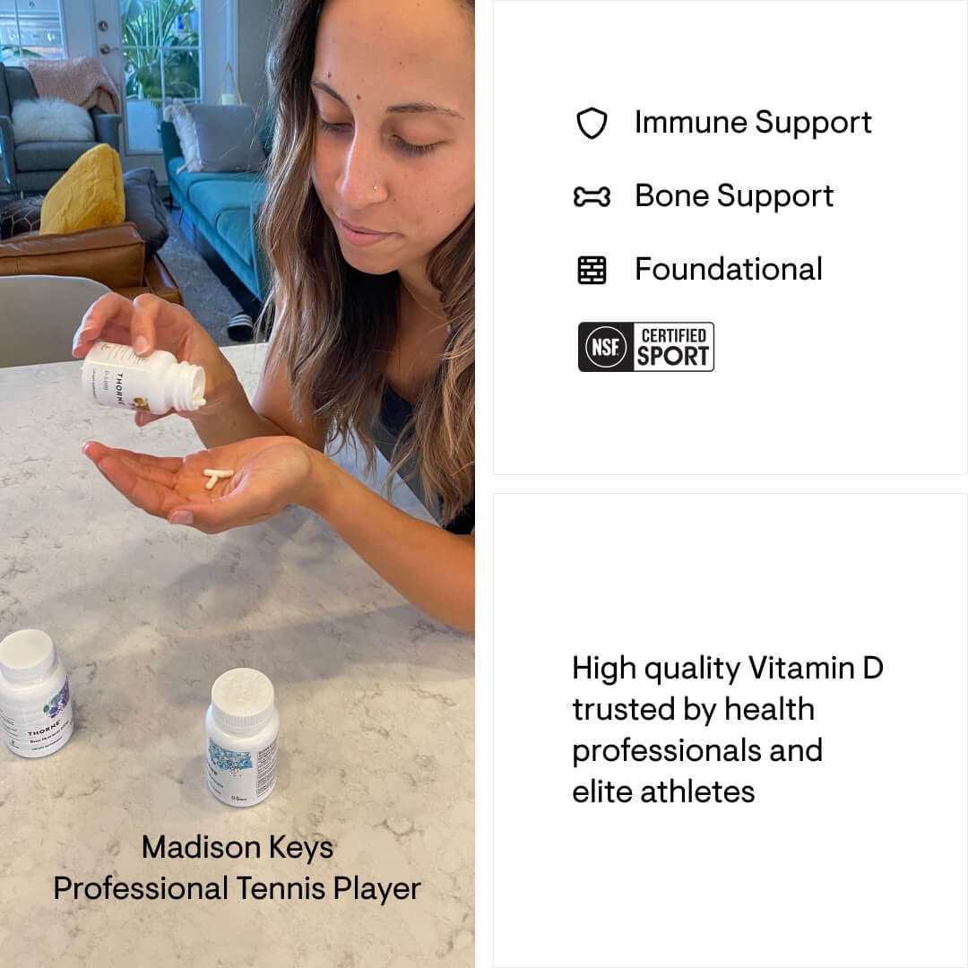 ThorneVitamin D-5,000 - NSF Certified for Sportsupplement/wellness