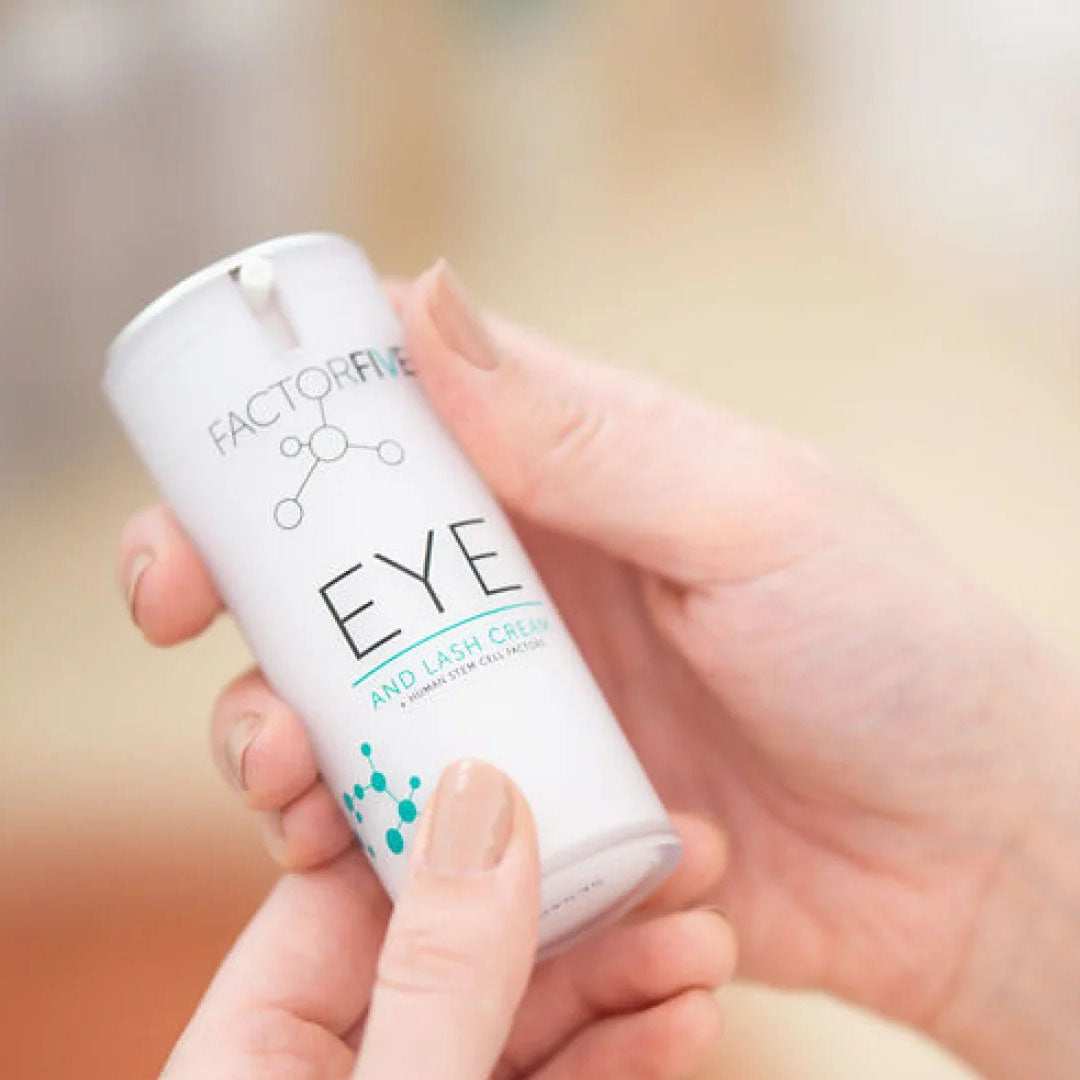 Eye/Lash Cream tube with biotin and growth factors for lash and brow enhancement and eye area nourishment