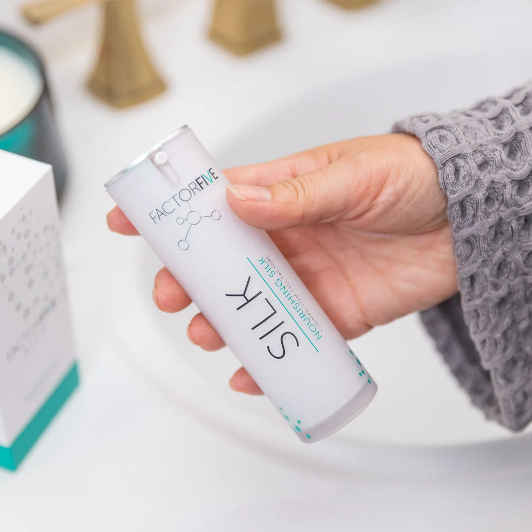 Nourishing Silk hydrating serum soothing and softening skin after professional procedures