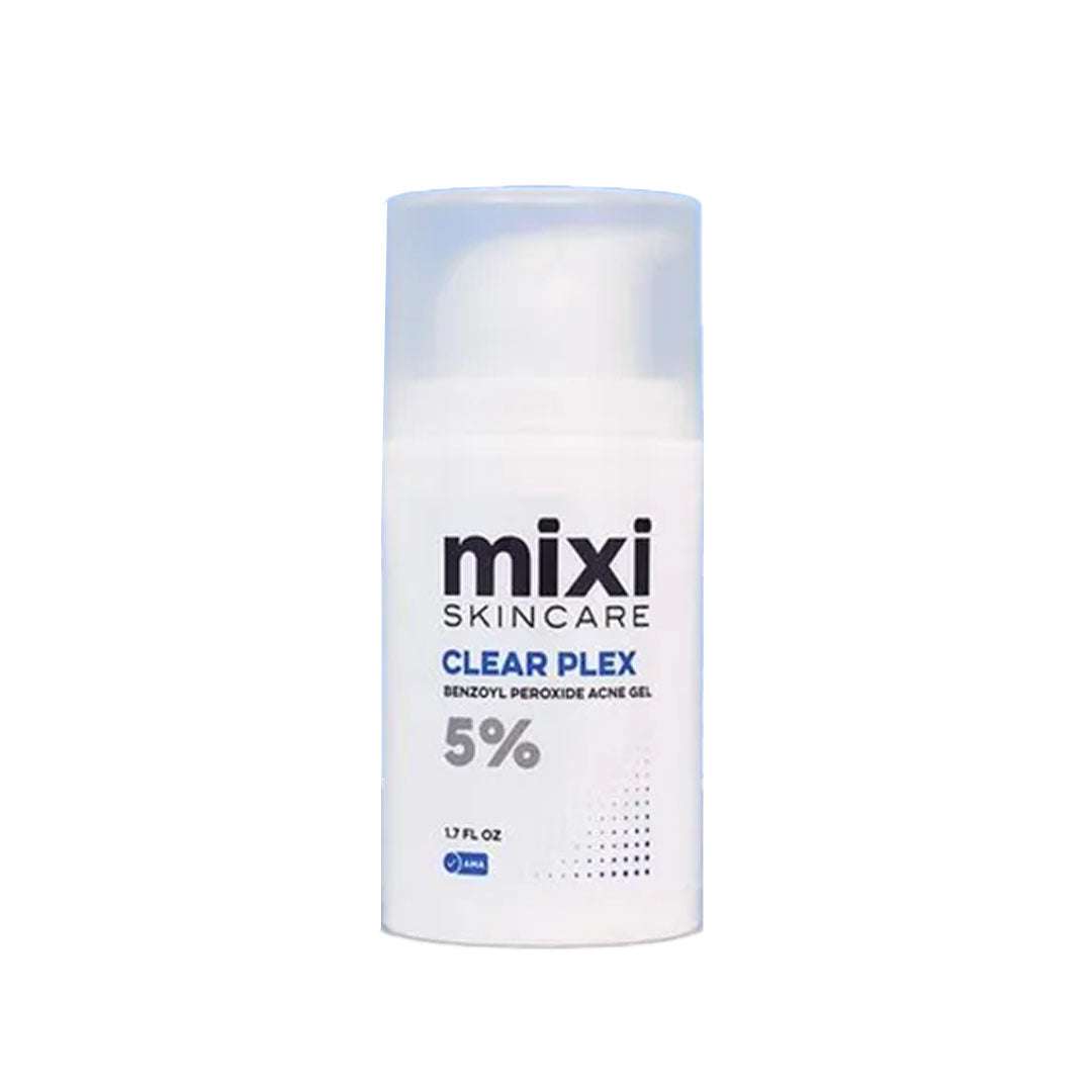 Clear Plex Acne Gel 5% professional benzoyl peroxide treatment for inflamed acne