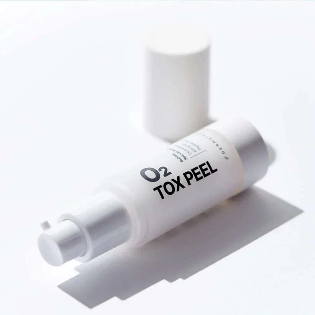 O2 Tox Peel spicule treatment serum with peptides for anti-aging and skin resurfacing