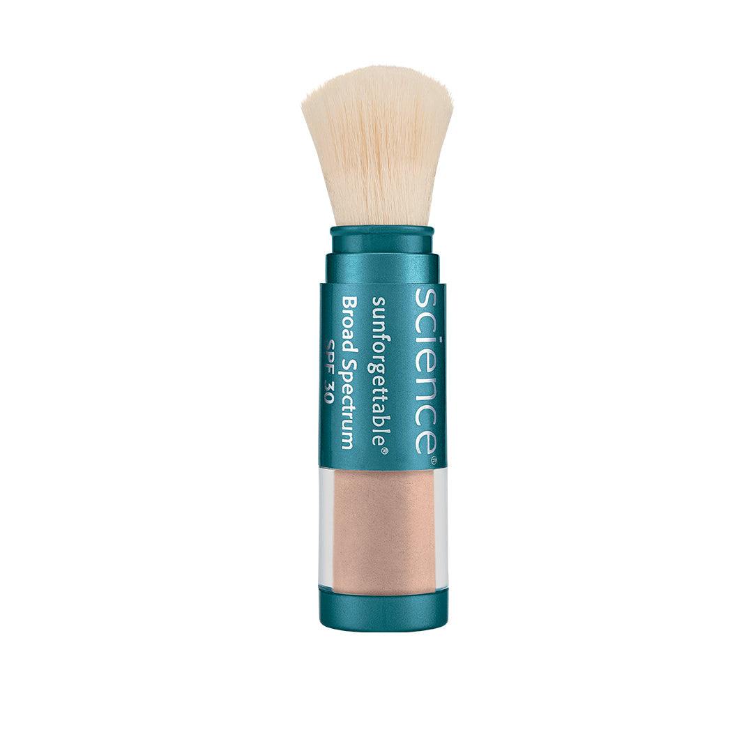 Sunforgettable Total Protection Brush-On SPF with broad spectrum, EnviroScreen technology, and hydrating mineral powder