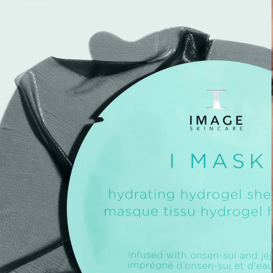 close up of hydrogel sheet mask image skincare