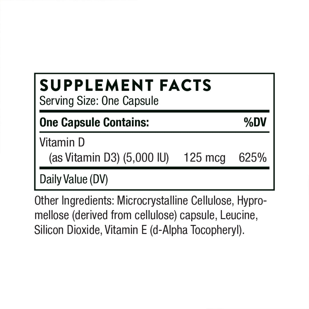 Vitamin D-5,000 - NSF Certified for Sport